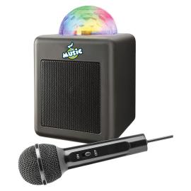 Kaiutin Discopallolla ja Mikrofonilla
