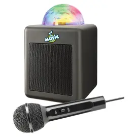 Kaiutin Discopallolla ja Mikrofonilla