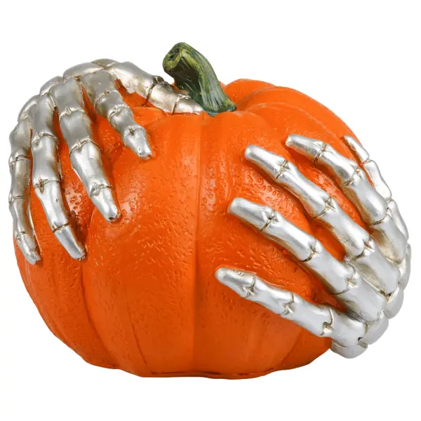 Pieni Kurpitsa Luurangon Kädet Orange