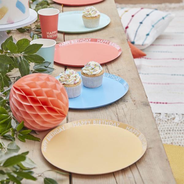 Pahvilautaset Mix It Up Brights