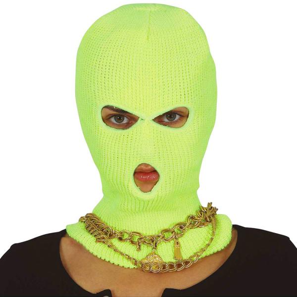 Balaclava Kommandopipo Neonkeltainen