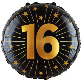 Folioilmapallo T&auml;hdill&auml; ja Numerolla 16