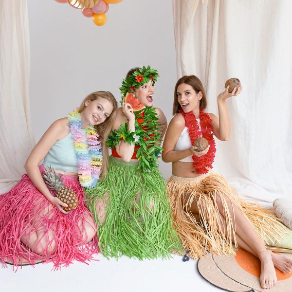 Havaijilainen Kukkakaulakoru Pastelli 120 cm