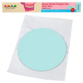 Kakunpäällinen Valmiiksi Kaulittu Sokerimassa Baby Blue