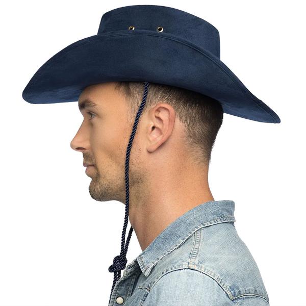 Cowboyhattu Sheriffintähdellä Tummansininen