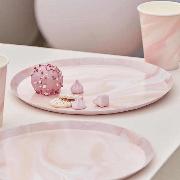 Pahvilautaset Pink Party