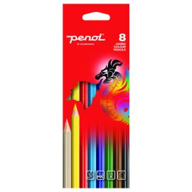 Penol Jumbo Värikynät 8 kpl