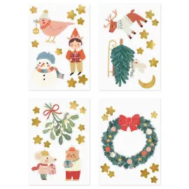 Ikkunakoristeet Hyvää Joulua