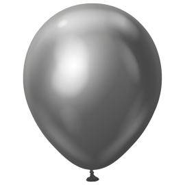 Lateksiilmapallot Avaruudenharmaa Kromi 30 cm