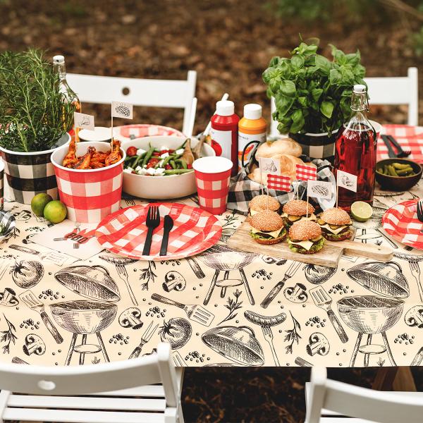 Ruudulliset Herkkukipot Musta ja Punainen 2 kpl