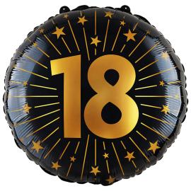 Folioilmapallo T&auml;hdill&auml; ja Numerolla 18