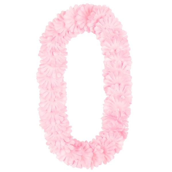 Havaijilainen Kukkakaulakoru Vaaleanroosa 120 cm