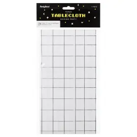 Ruudullinen P&ouml;yt&auml;liina Valkoinen/Musta