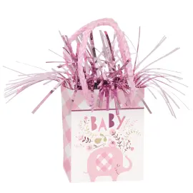 Babyshower Ilmapallopaino Norsu Pinkki