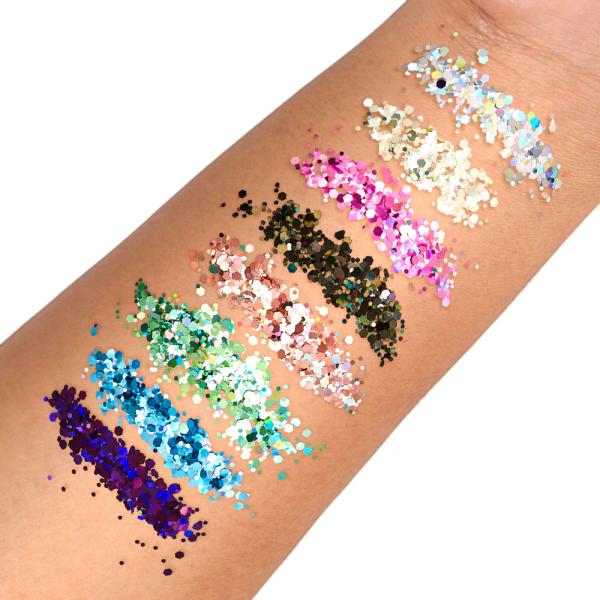 PaintGlow Chunky Kasvo- ja Vartalokimalle Holografinen
