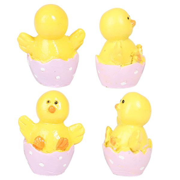 Kana Puolikkaassa Munankuoressa 3x4 cm 4 kpl