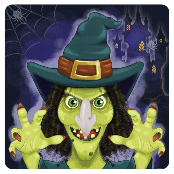 Sätt Näsan På Häxan Halloween Peli