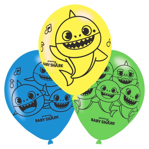 Baby Shark Syntymäpäiväsetti