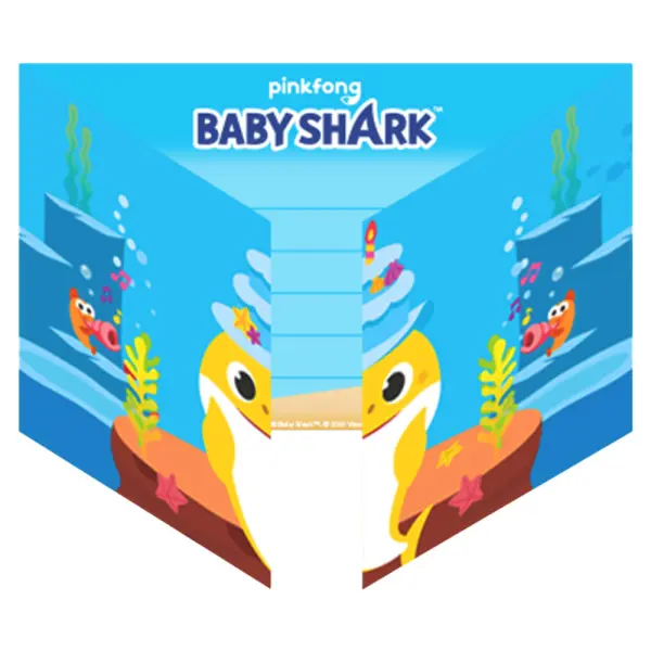 Baby Shark Syntymäpäiväsetti