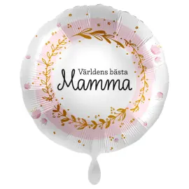 Världens Bästa Mamma Ilmapallo Kukallinen