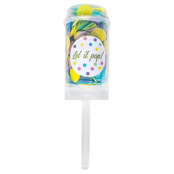 Konfetti Push Pop Monivärinen Pastelli