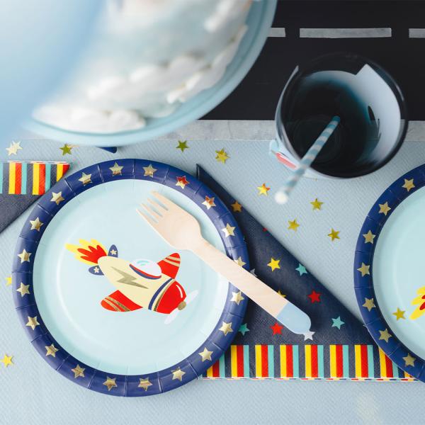 Servetit Tähdillä Tummansininen 12 kpl