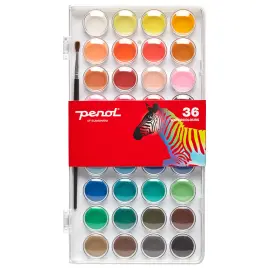 Penol Standard Akvarellimaali 36 kpl