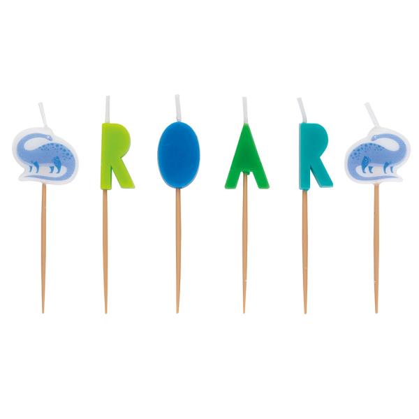 Dinosaurukset Kakkukynttilät Roar