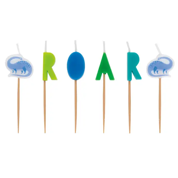 Dinosaurukset Kakkukynttilät Roar