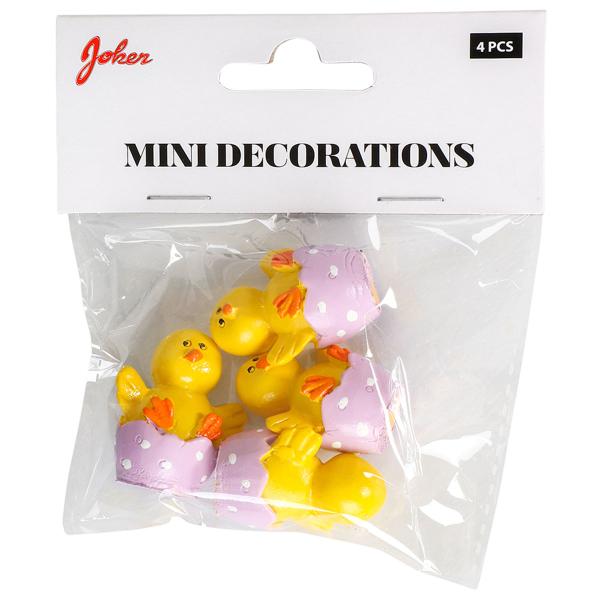 Kana Puolikkaassa Munankuoressa 3x4 cm 4 kpl