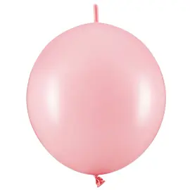 Yhdistettävät Ilmapallot Kirkas Pinkki Pastelli 20-kpl