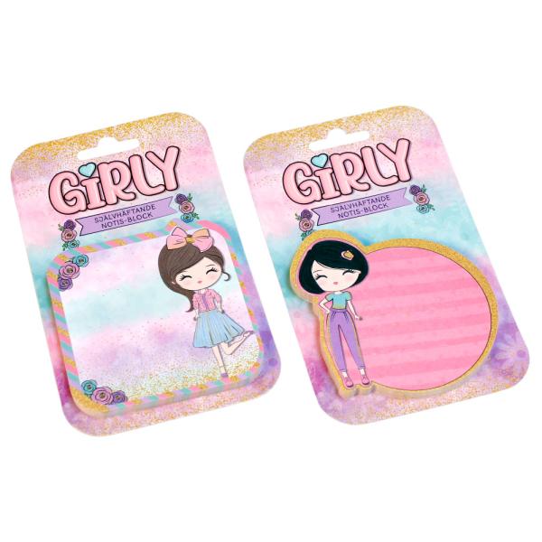Girly Itsekiinnityvät Muistilaput