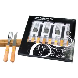 Grilliruokailuv&auml;lineet 8-pakkaus