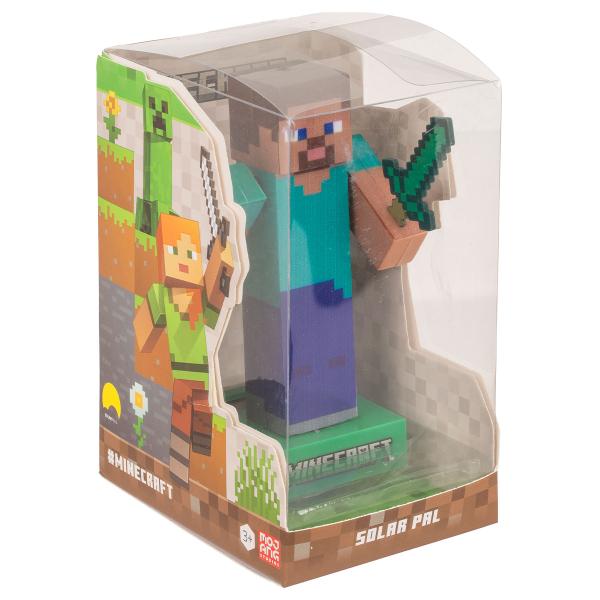 Minecraft Steve Aurinkokennohahmo 12 cm