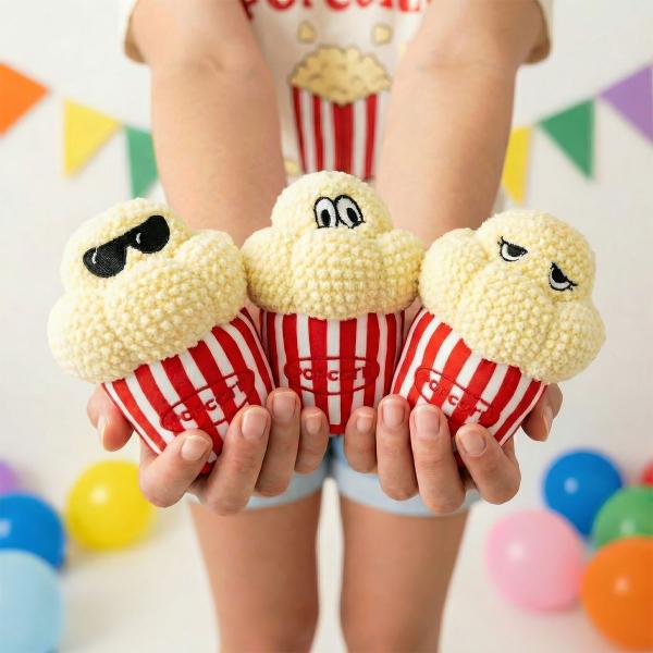 Pehmolelu Popcorn 15 cm