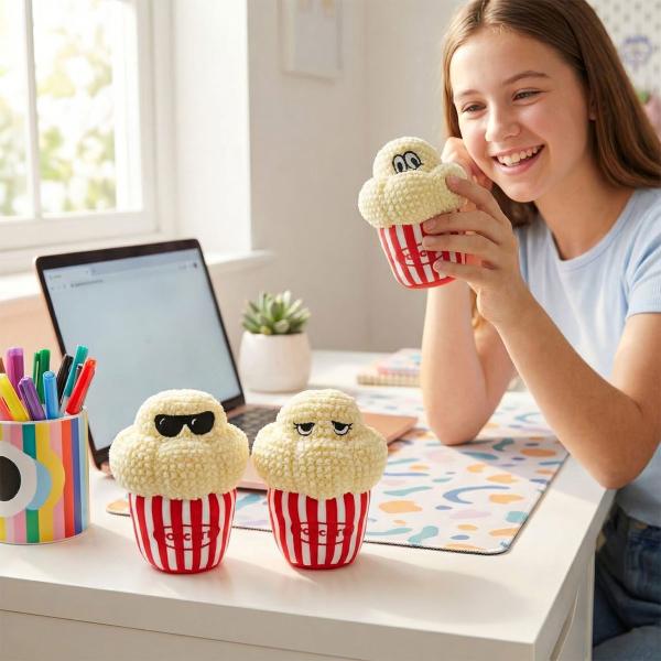 Pehmolelu Popcorn 15 cm