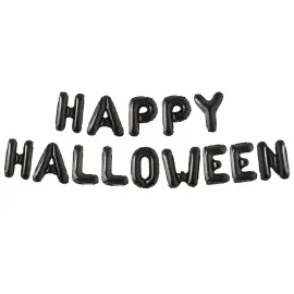 Musta Ilmapallok&ouml;ynn&ouml;s Happy Halloween