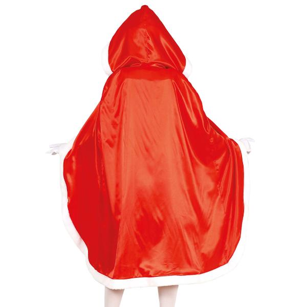 Mrs Claus Pitkä Viitta Hupulla