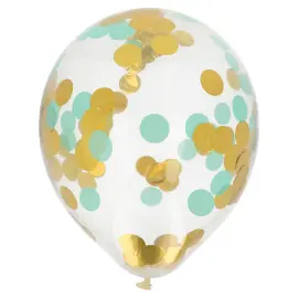 Konfetti-ilmapallot Kulta & Minttu