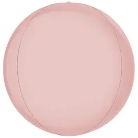 Globe Folioilmapallo Satin Pastelli Pinkki