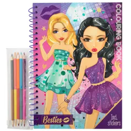 V&auml;rityskirja Tarroilla & V&auml;rikynill&auml; Besties