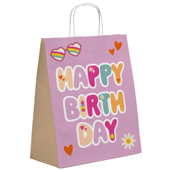 Lahjapussit Happy Birthday Boho Girlz 6 kpl