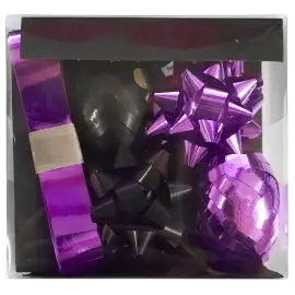 Pieni Lahjanauhasarja Violetti/Musta