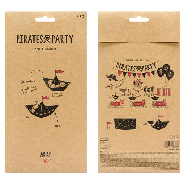 Pirates Party Paperikoristeet