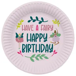 Pahvilautaset Fabulous Fairy 8 kpl