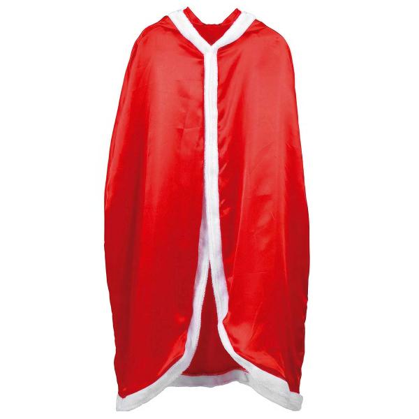 Mrs Claus Pitkä Viitta Hupulla