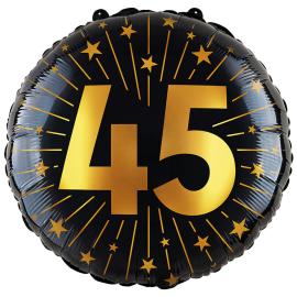 Folioilmapallo T&auml;hdill&auml; ja Numerolla 45