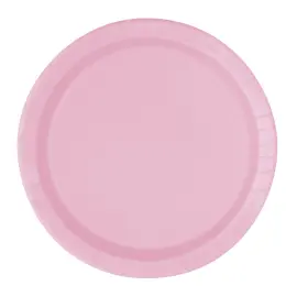 Pahviset Jälkiruokalautasett Pastellipinkki
