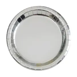 Pahvilautaset Hopea Metallic
