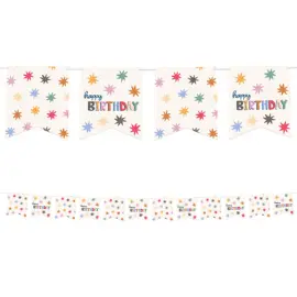 Happy Birthday Lippuviirinauha Tähdillä